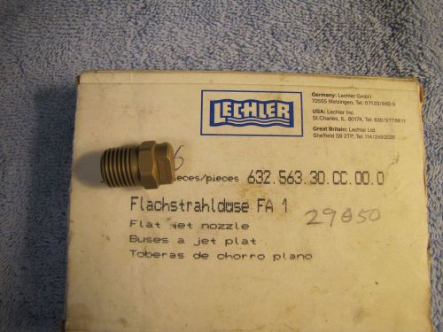 Lechler Flat Jet Nozzle 632.563.30.CC Brass New