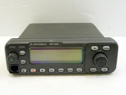 Motorola mcs2000 ii vhf radio with railroad program. for sale