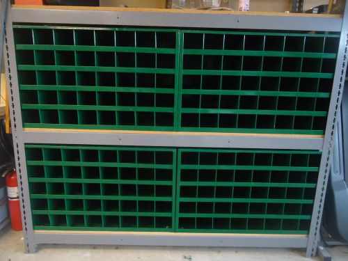 (4) 40 hole uz product bolt bins, 700 lbs grade 8 bolts, nuts, and washers for sale
