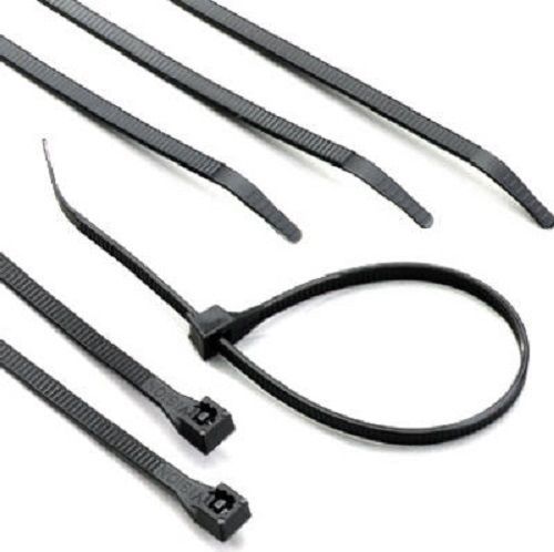 GB 100 Pack, 14&#034; Black Cable Tie, Nylon, 75 LB Tensile Strength
