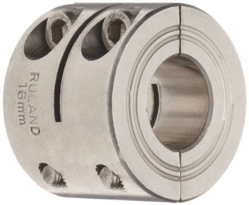 Ruland MWSP-25-SS Two-Piece Clamping Shaft Collar  Double Wide  Stainless Steel