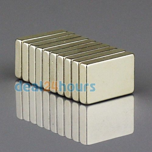 10 x N35 Strong Block Magnets 15 x 10 x 3 mm Rare Earth Neodymium