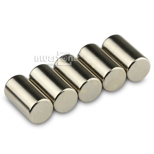 Lot 5 X Super Strong Long Round N50 Bar Cylinder Magnets 8 * 15mm Neodymium R.E