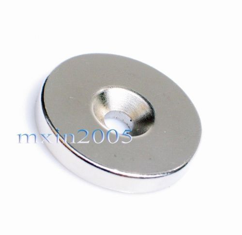 5xStrong Disc Round Rare Earth Permanent D40x5mm Hole Nd-Fe-B Magnets