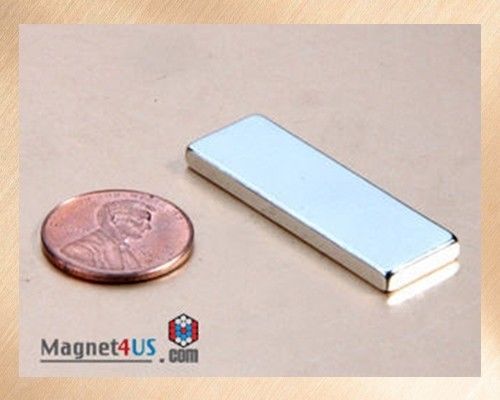 20 pcs Rare Earth Magnet Block 1 1/2&#034; x 1/2&#034; x 1/16&#034;thick Neodymium Best Quality