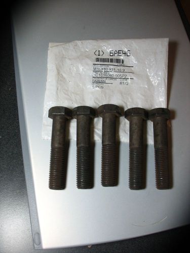 Nip w.w. grainger m16-2 x 80 class 931-10.9 furnace black metric cap screws for sale