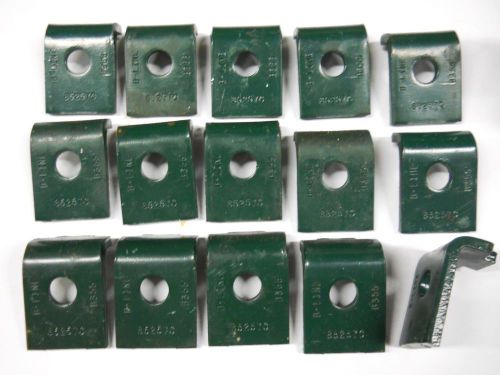B-LINE SYSTEMS B355 BEAM CLAMPS  P/N 85257C (SET OF 15) NEW CONDITION NO BOX