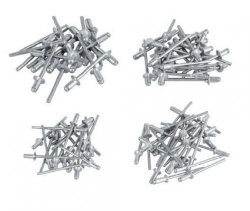 100 pc assorted pop rivet set 3/32&#034; 1/8&#034; 5/32&#034; 3/16&#034;  25 of each size for sale