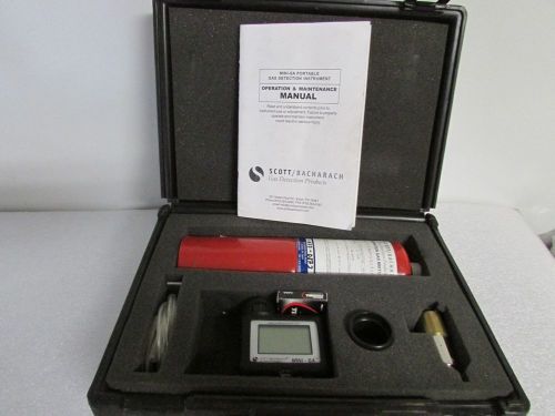 Scott-Bacharach Gas Detection Mini SA Portable Single Gas Detector Instrument