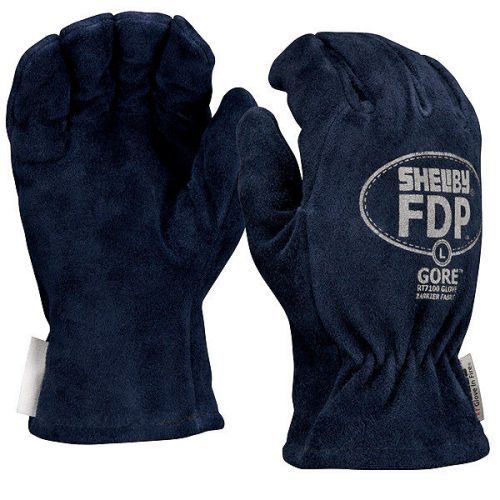 SHELBY 5228 Firefighters Gloves, Jumbo, Blue