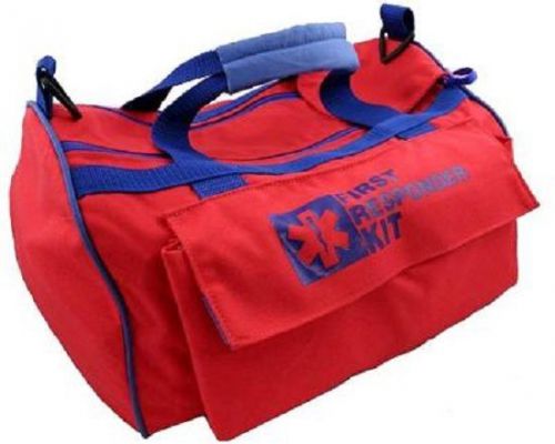 New fully stocked first aid kit responder bag w/ straps for sale