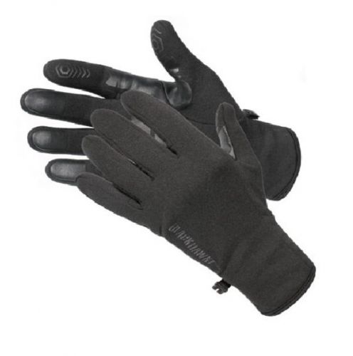 Blackhawk 8154XLBK Black Fleece Interior Cold Weather Shooting Gloves - XL