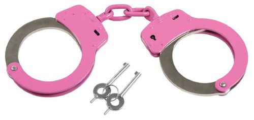 PINK Tactical Police &amp; Security Deluxe Law Enforcement Handcuffs 10887