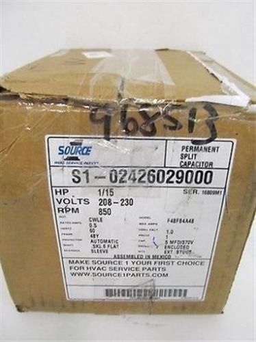 Source 1, s1-02426029000, 1/15 hp, 230 volt electric blower motor for sale