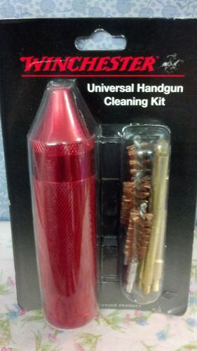 Winchester universal handgun cleaning kit, compact 8 piece set for sale