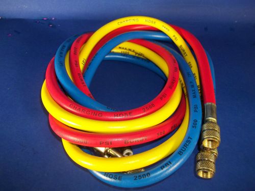 A/c charging hoses set 60&#034; for refrigerant r12, r22,502 for sale