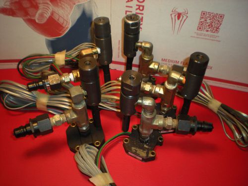 Lot Of 5 Assorted  Ramseal Leaktest Fittings And Omega Response Transducers