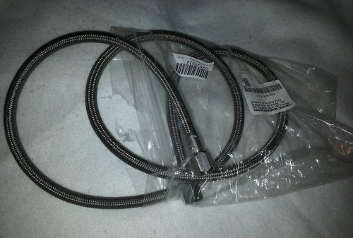 This Unisource 4TSC gray PTFE braided hose assembly has a 1/4&#034; ID and is suitabl