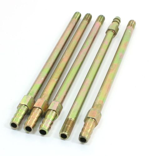 1/16&#034;pt thread 7&#034; long injection mould coupling brass hose nipple 5 pcs for sale