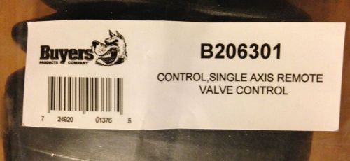 Buyers Single-Axis Remote Valve Control P/N B206301