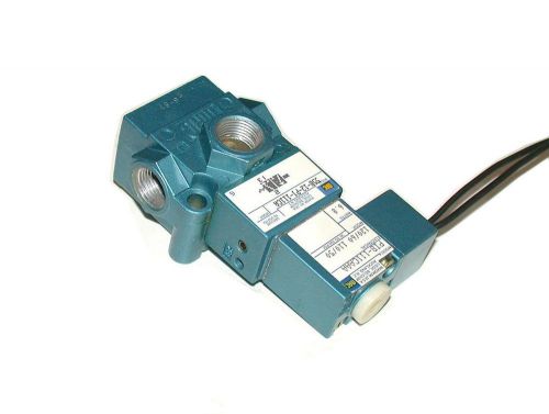 New mac solenoid valve 110/120 vac 6.8 watts model 55b-12-pi-111ca (3 available) for sale