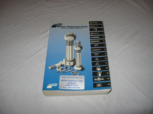 FABORY Metric Fasteners Industrial Supply Catalog