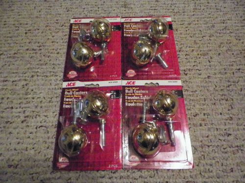 Four Packs ACE Ball Casters 52565   NEW