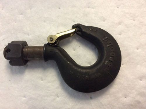 Large crosby 319n shank hook and latch assembly for sale