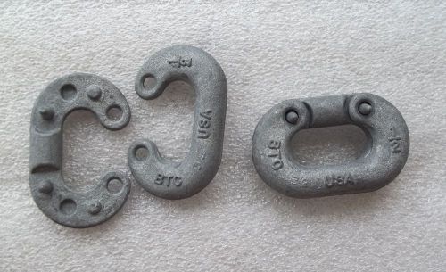 Lot of 2 cooper tools masterlink 1/2&#034; chain connecting missing/master link 752-g for sale