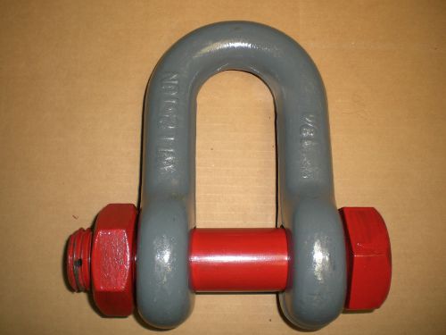 Bolt type chain shackle wwl 25 ton used - in excellent condition - free shipping for sale