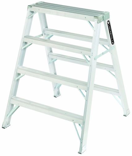 Louisville 3-Foot Aluminum Sawhorse Step Ladder Type 1A 300-LB Rating
