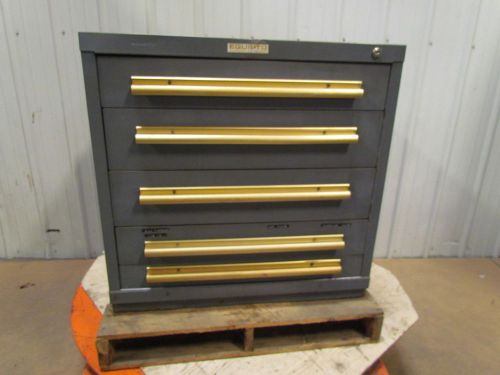 Equipto 5 Drawer Industrial Tool Storage Chest Cabinet 28x30x29&#034; Vidmar Type
