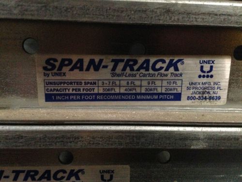 Span-track 5&#039; racking rollers for sale