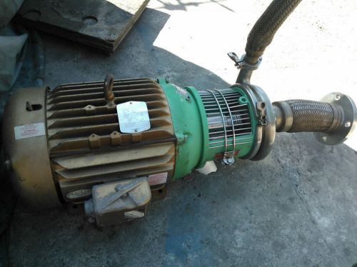 Water pump stainless steel 20 HP 3550 RPM 220/440 V