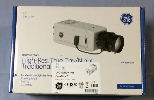 NIOB Factory Sealed GE Security #UVC-EVRDN-HR True Day/Night High Res Box Camera
