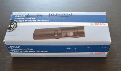BOSCH DS151i Request To Exit Passive Infrared Detector BLACK - FACTORY SEALED