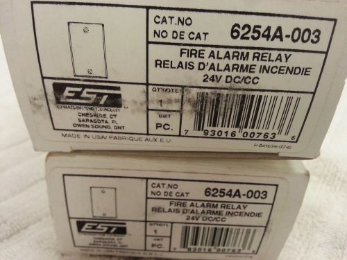 *BULK ORDER* (2) EST Edwards 6254A-003 Fire Alarm Relays!