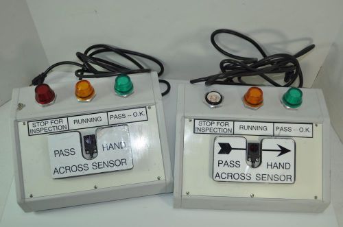 Lot of 2 security checkpoint hand scanner random selector stop for inspection for sale