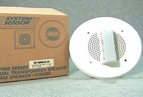 SP100W24LOC &#034;NEW&#034; Speaker Strobe Ceiling System Sensor Notifier Fire Lite Alarm