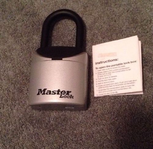 Master Lock P16055 Compact Portable Lock Box NEW