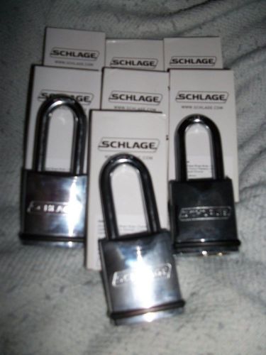Schlage ks41 padlock  best ic cylinder chrome plated brass body no key or core for sale