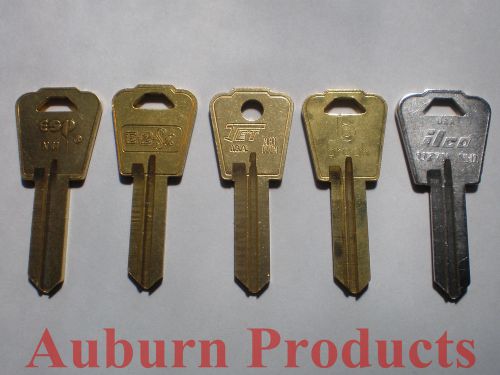 NH1 ALMET KEY BLANKS / CLOSE OUT ASST. / 45 PCS. / 5 DIFFERENT BRANDS /FREE S/H