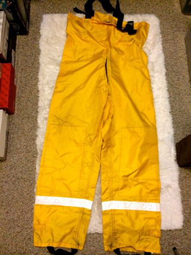 Neese Industries Yellow Flame Resistant Polyurethane/Nylon DS505BT Pants LARGE