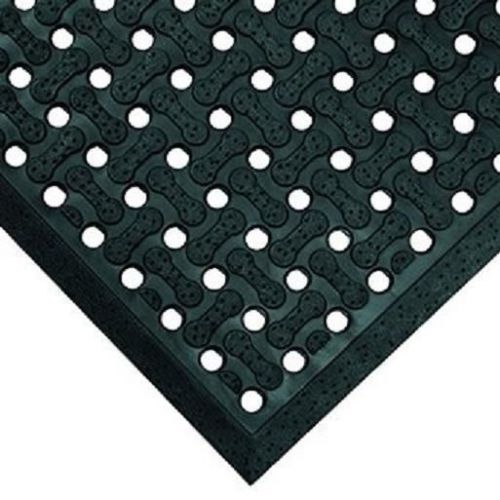 3&#039; x 5&#039; Black Reversable Anti-Slip Anti-Fatigue Drainage Mat