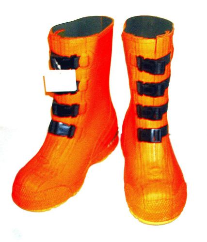 Lacrosse 144070 11&#034; 20 k protective orange 4 buckle wedge boots men&#039;s size 9 for sale