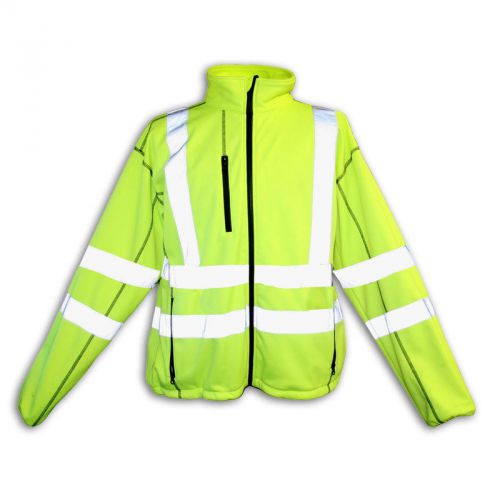 Hi-vis jacket water repellent exterior,meets ansi/isea 107-2010class 3 standards for sale