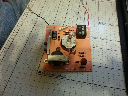 Reworked  Victoreen cdv 700 6b geiger counter radiation detector circuit board