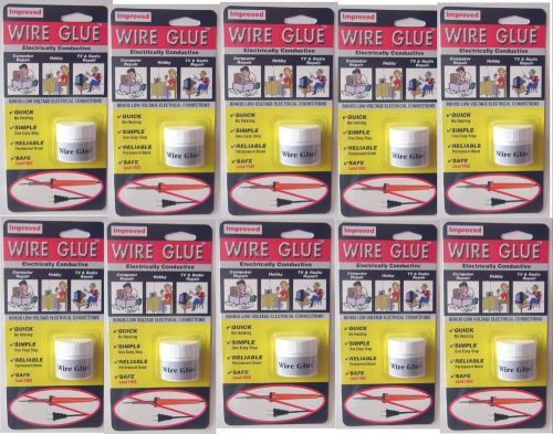 Wire glue 10-pack lot - electrically conductive glue for sale