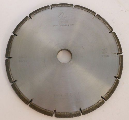 Graff diamond products 10&#034; diamond slotted v wheel  e5893 nnb for sale