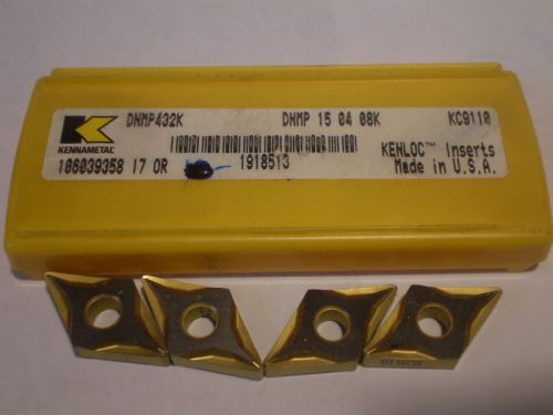 4 pc kennametal dnmp432k  inserts for sale